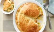 Impossibly Easy Chicken Pot Pie