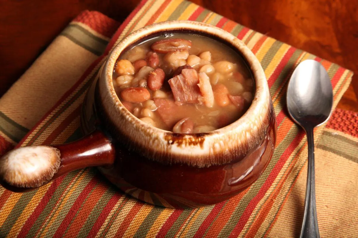 Ham bean soup. (Imagesbybarbara/Royalty-free/iStock/Getty Images Plus)