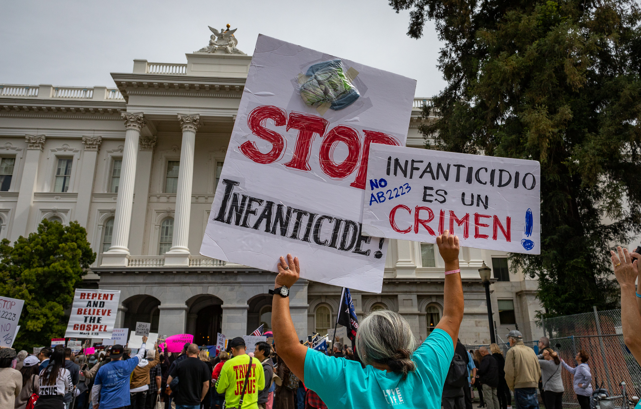Californians Rally Against the 'Infanticide Bill' - Vimarsana News