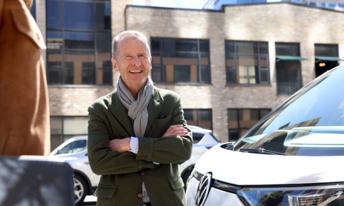 Dr. Herbert Diess, Chairman of the Board of Directors of the Volkswagen Group, will speak at the SXSW 2022 on March 12, 2022 at the Thompson Hotel in Austin, Texas.  (RogerKisby / Getty Images for Volkswagen of America)