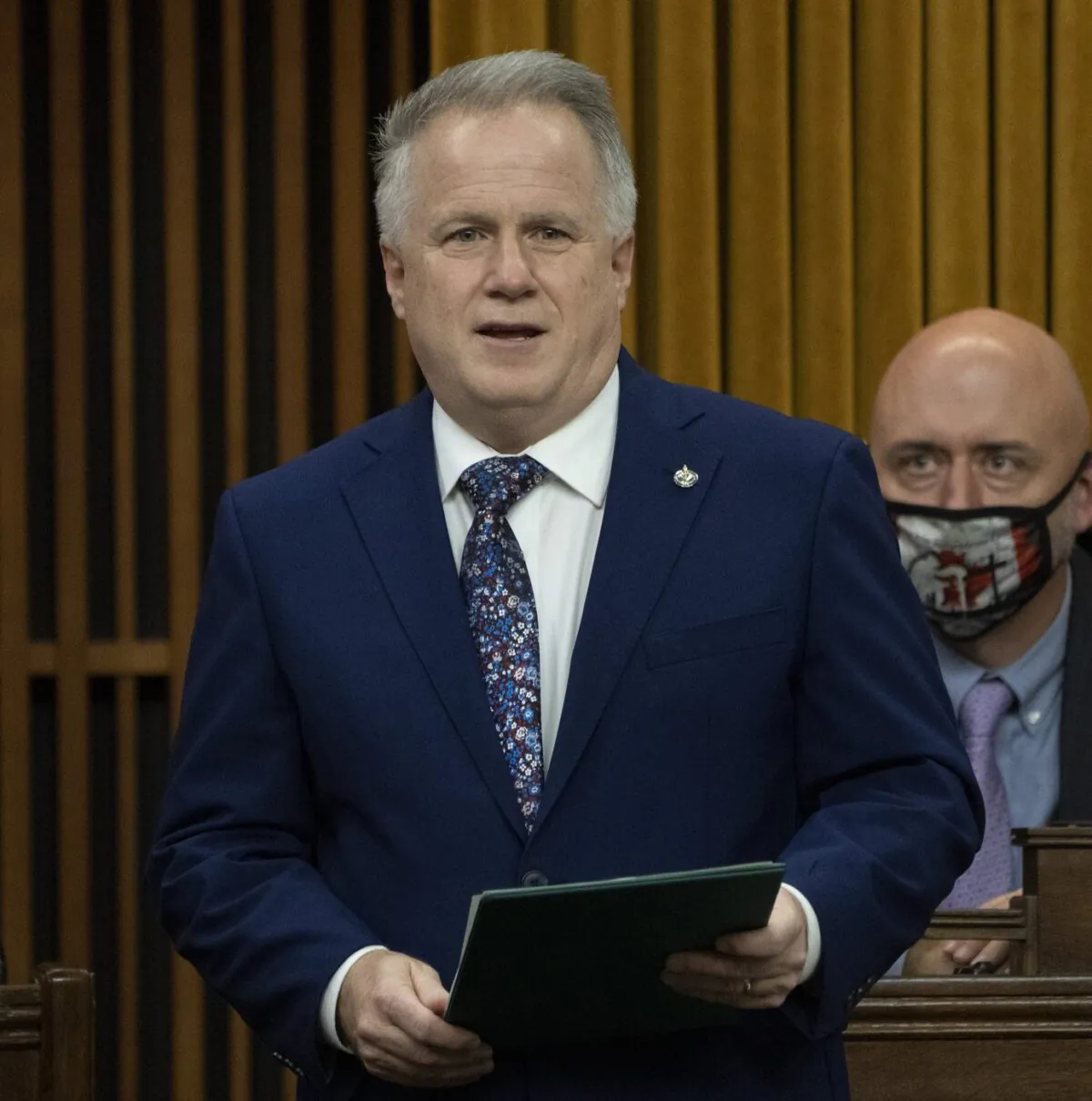 Conservative MP Marc Dalton speaks as a candidate for Speaker of the House of Commons as parliamentarians elect a new speaker during the first session of parliament, November 22, 2021 in Ottawa. (The Canadian Press/Adrian Wyld)