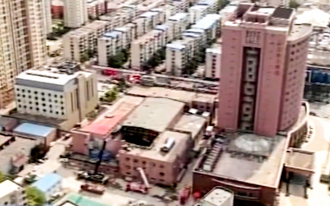 Pool Building Collapse Swimming Pool Collapse Kills at Least 3 in China | The Epoch Times