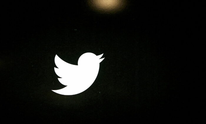 The Twitter logo is seen at the company's headquarters in San Francisco, on Oct. 4, 2013. (Robert Galbraith/Reuters)
