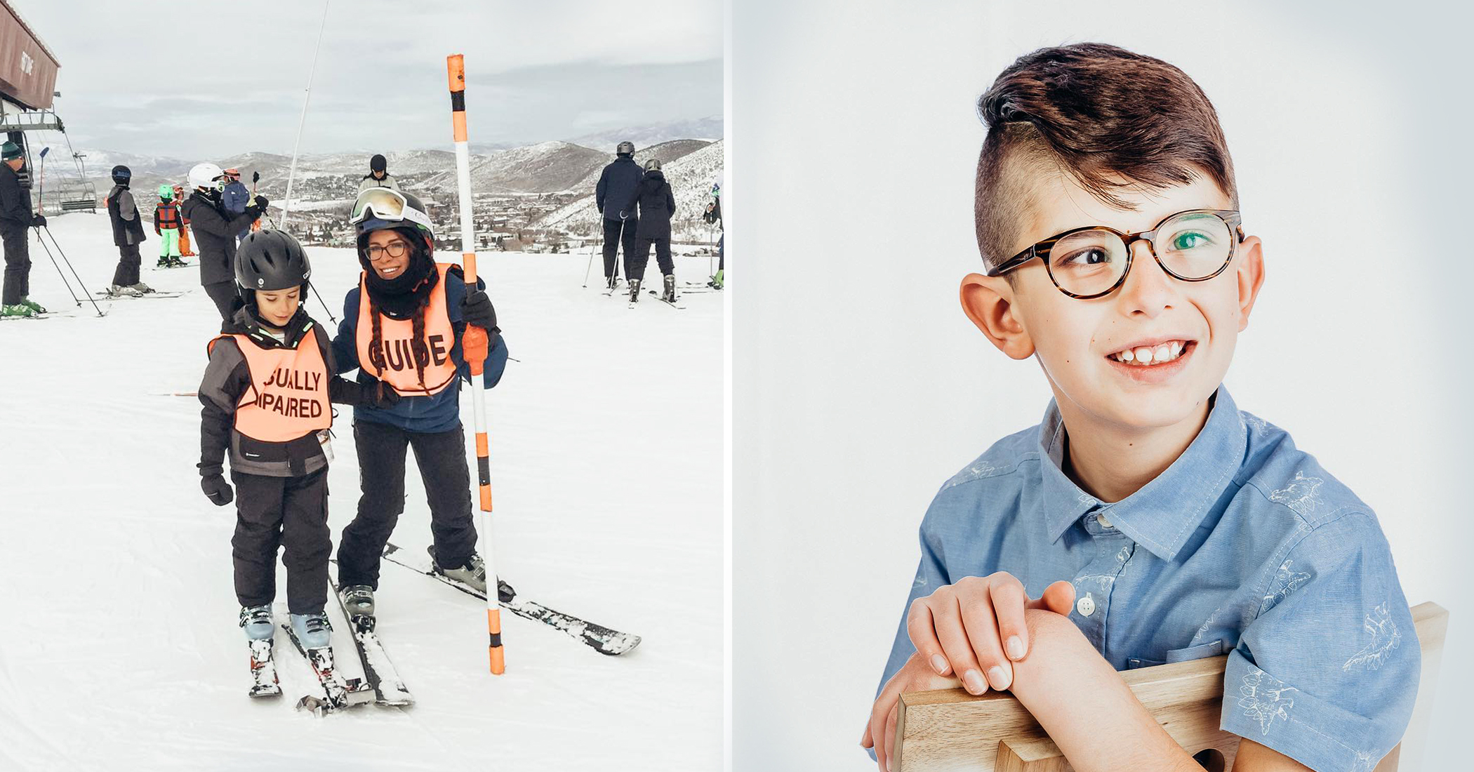 10-Year-Old Born Blind Sees No Limits—Loves Riding Bicycle, Skiing, Playing Piano - Vimarsana News