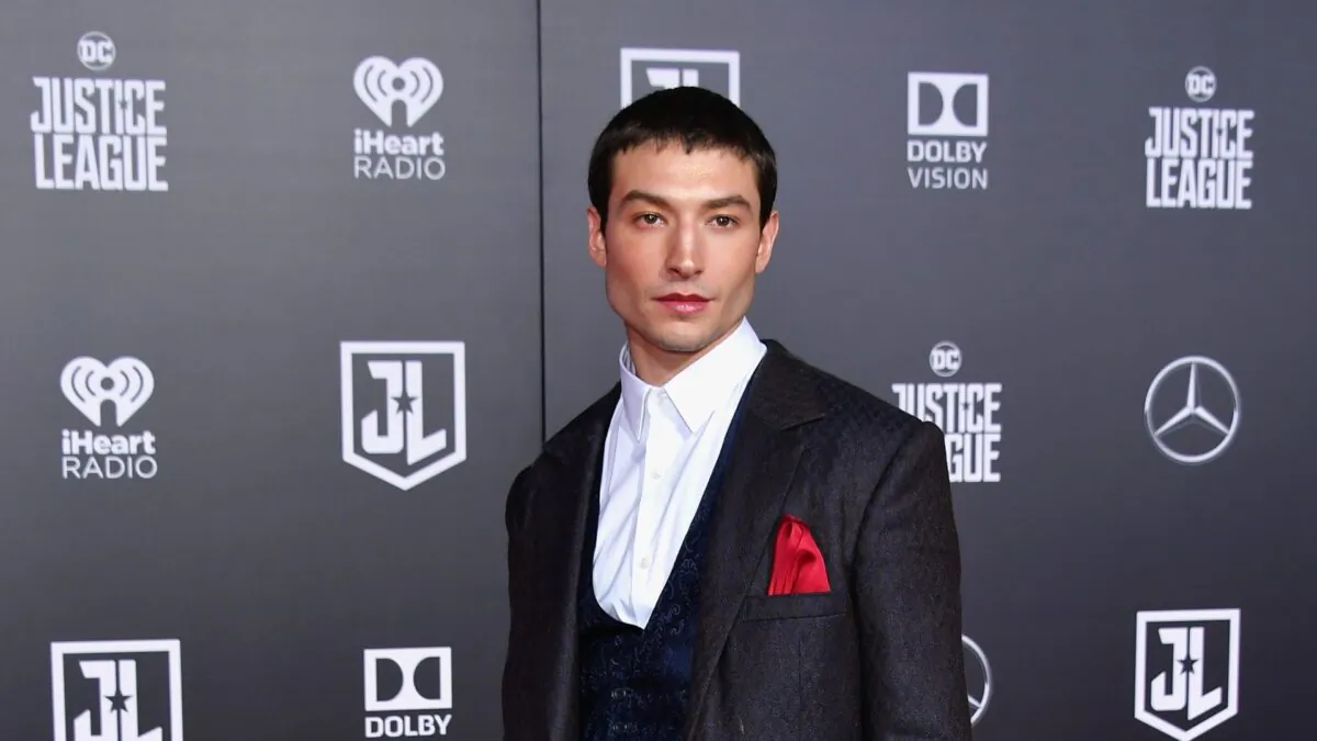 Actor Ezra Miller attends the premiere of Warner Bros. Pictures' "Justice League" at Dolby Theatre in Hollywood, Calif., on Nov. 13, 2017. (Neilson Barnard/Getty Images)