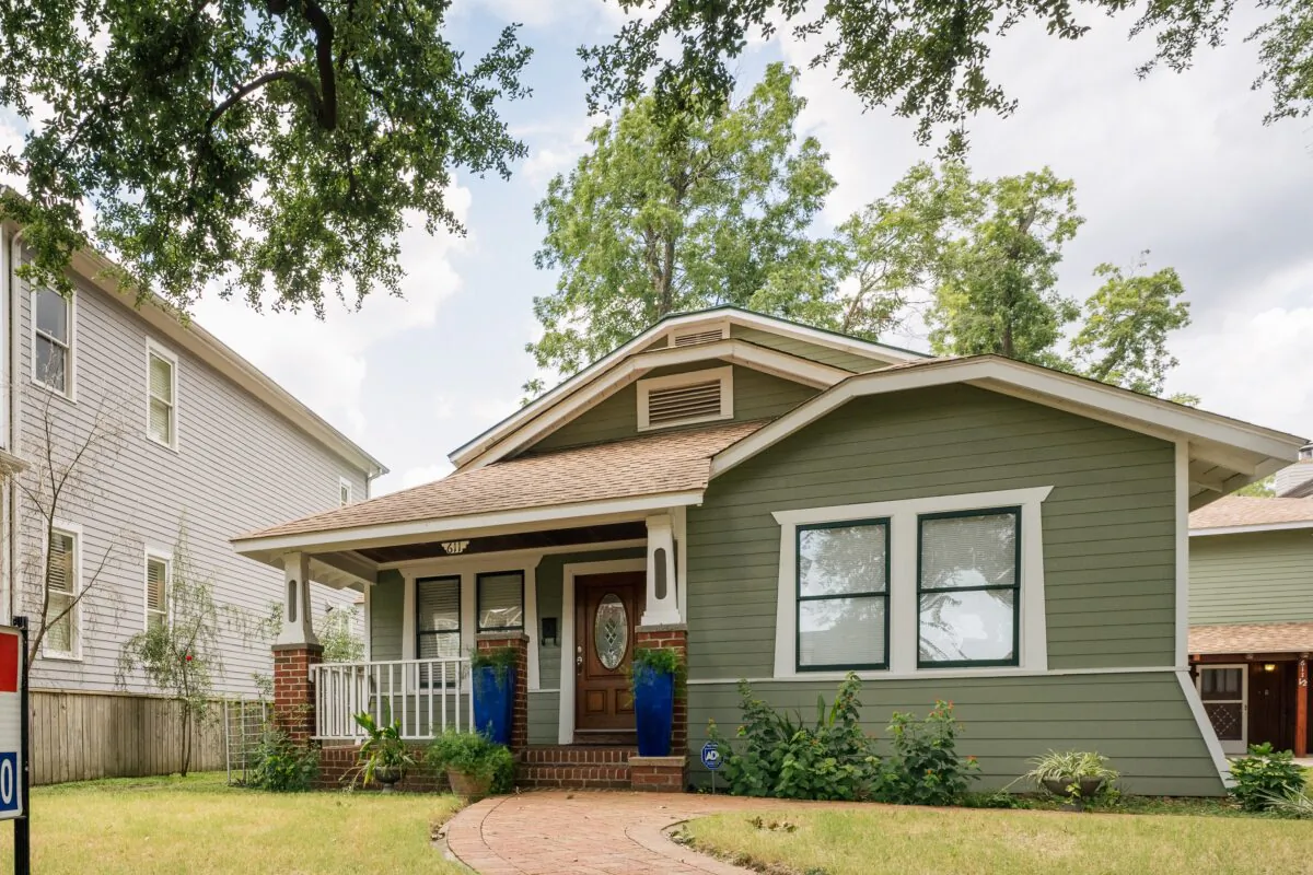 A home available for sale is shown in Houston on Aug. 12, 2021. (Brandon Bell/Getty Images)
