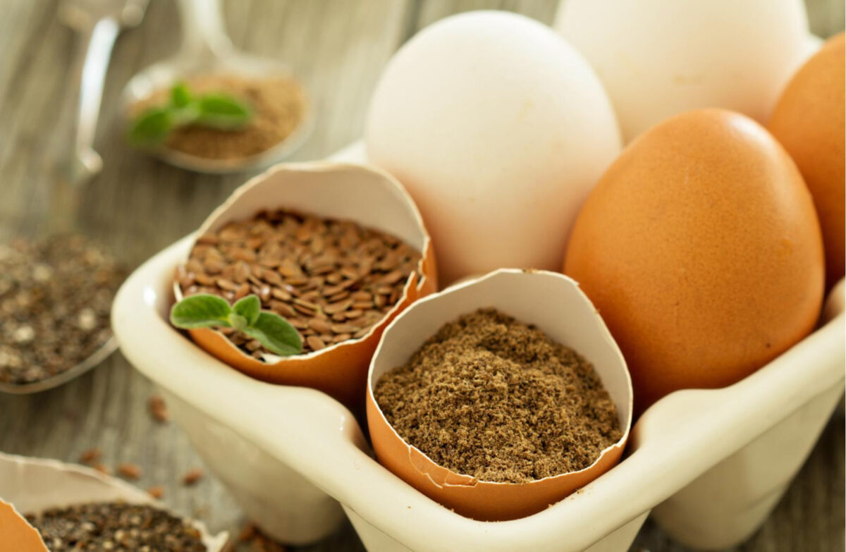 Flax seeds can be used as a replacement for eggs in baking. (Elena Veselova/Shutterstock)
