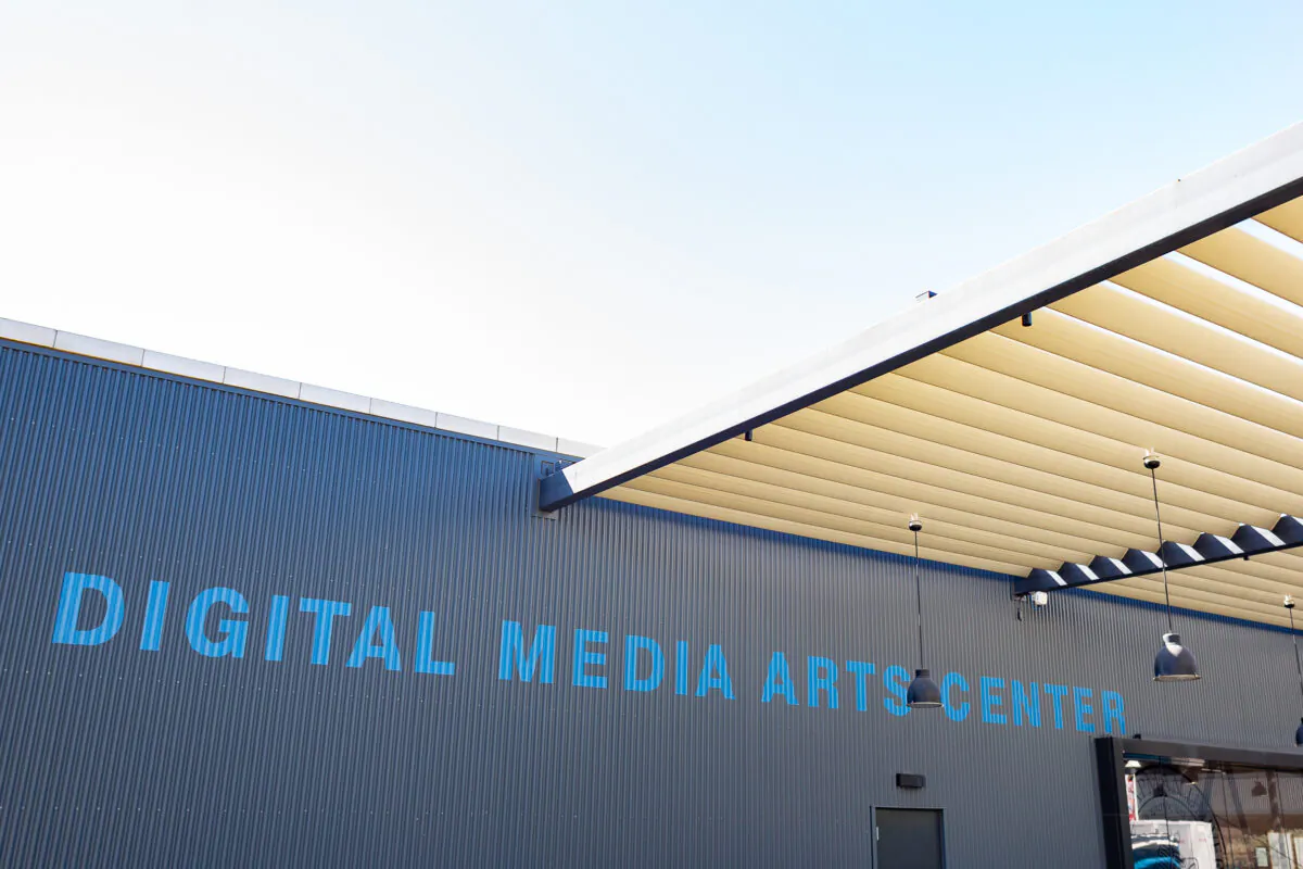 The Digital Media Arts Center at Chapman University in Orange, Calif., on Oct. 14, 2020. (John Fredricks/The Epoch Times)