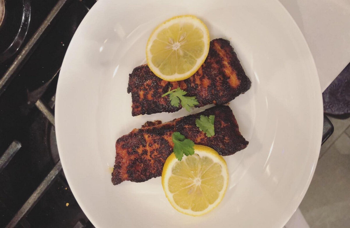 Sweet and Spicy Salmon. (Photo Courtesy of Zareen Syed)