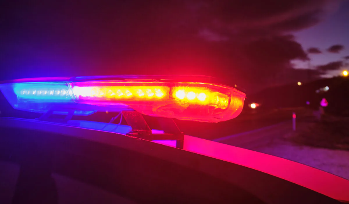 Police car light in a stock photo. (Dreamstime/TNS)