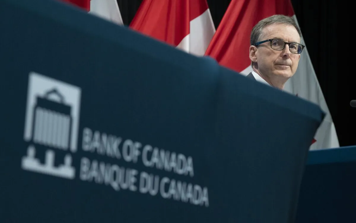 Bank of Canada Governor Tiff Macklem is seen during a news conference, April 13, 2022 in Ottawa. (The Canadian Press/Adrian Wyld)