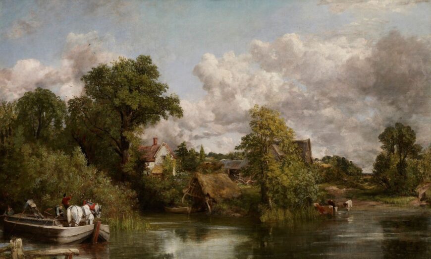 Arts: Constable's Clouds: The Artist Goes ‘Skying’ in His Own Backyard