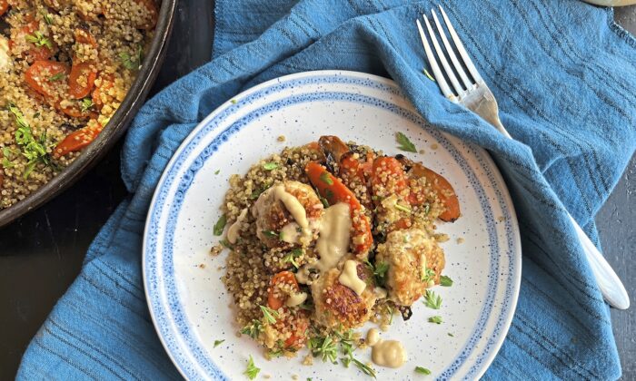 Gretchen’s Table: Chicken Meatballs With Quinoa and Pan-Roasted Carrots Pack in the Protein