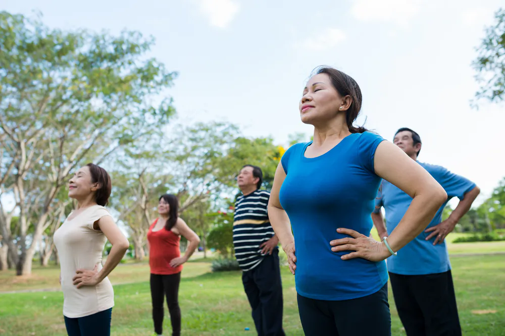 When healthy people did regular exercise, compared with not exercising, this may have reduced the severity of symptoms when they got an acute respiratory infection and the number of days symptoms lasted whilst people were enrolled in the study. (ShutterStock)