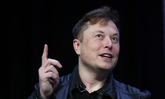 Elon Musk, founder and chief engineer of SpaceX, speaks at the 2020 Satellite Conference and Exhibition in Washington, on March 9, 2020. (Win McNamee/Getty Images)