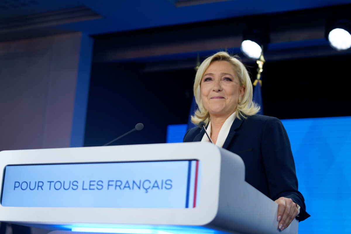 Marine Le Pen concedes