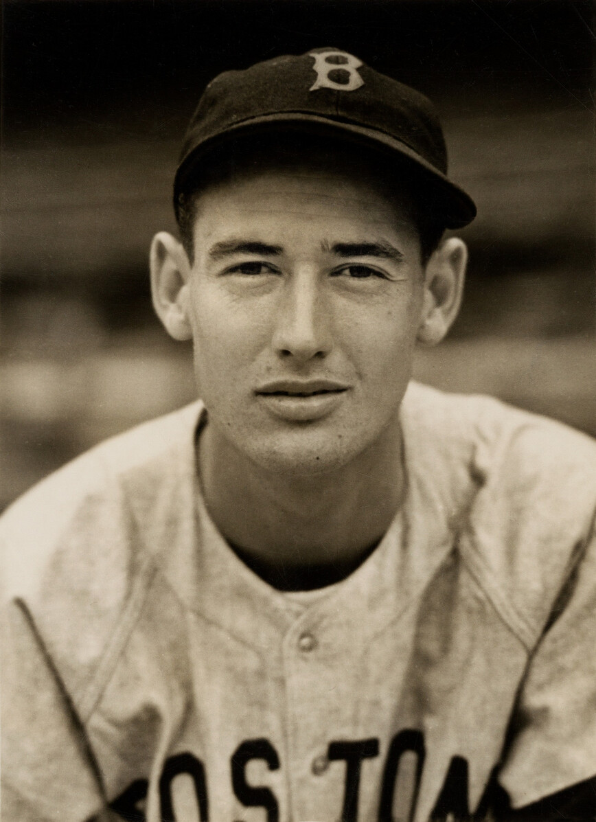 Ted Williams in his rookie year of 1939. (Public Domain)