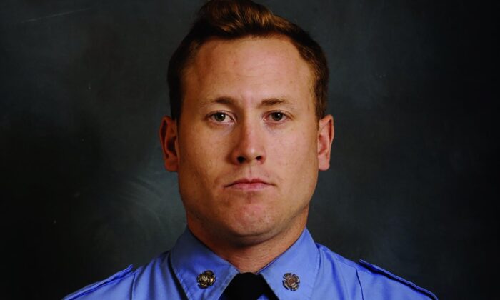 FDNY member Timothy Klein, 31, in his official department photo. (Courtesy of New York City Fire Department)