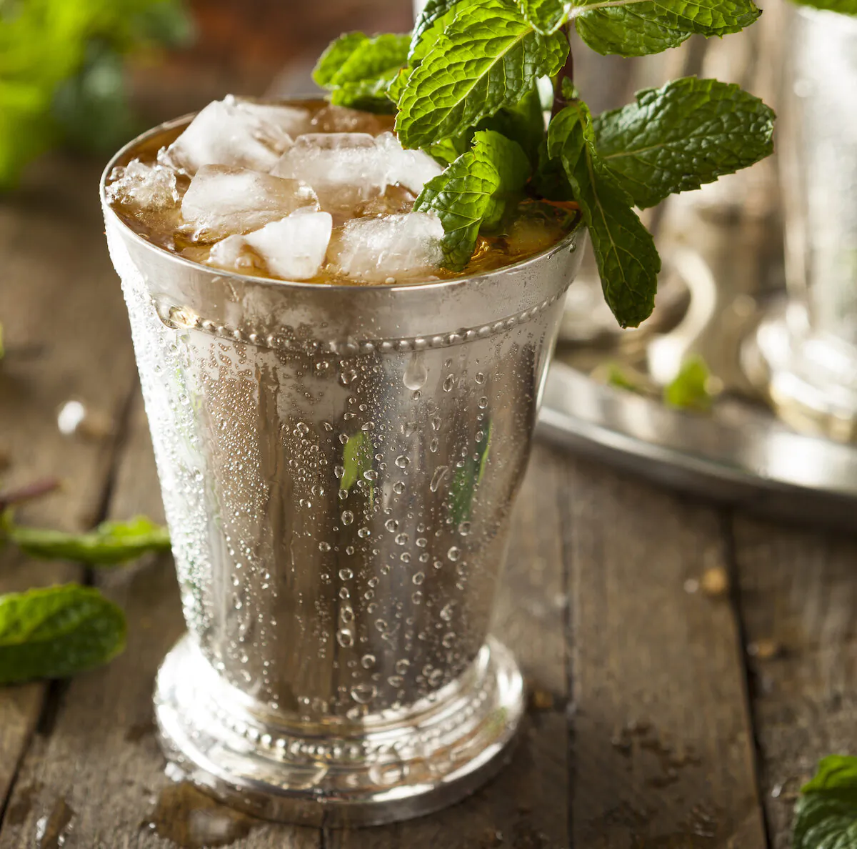 In the South, spring is julep season. Don't wait for Derby Day to enjoy this refresher of a warm-weather drink. (Brent Hofacker/Shutterstock)