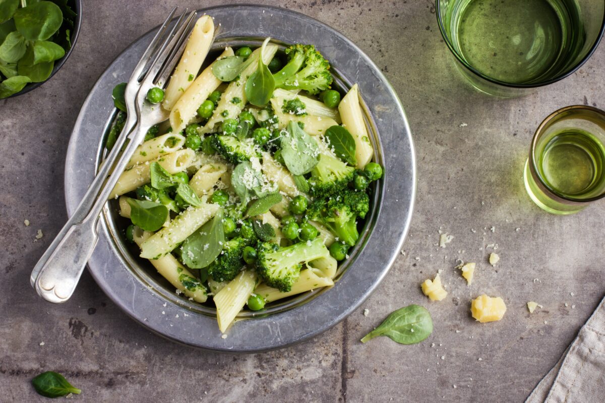 Pasta is a favorite dish for runners because it's a good source of carbohydrates. (Anna Shepulova/Shutterstock)