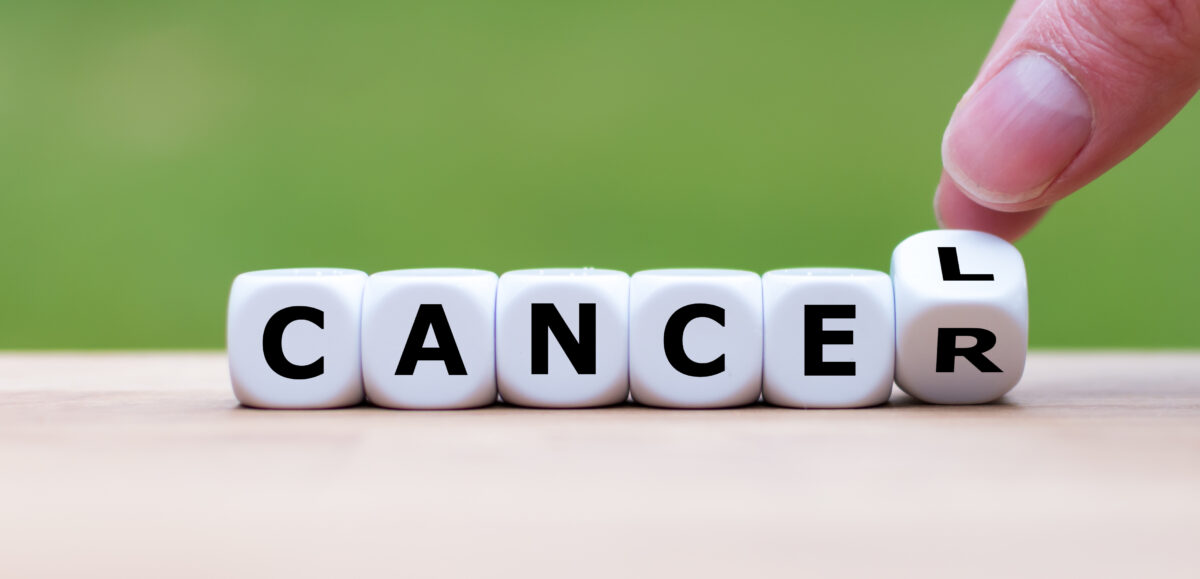 Many people associate the word cancer with major illness or death. By FrankHH/Shutterstock