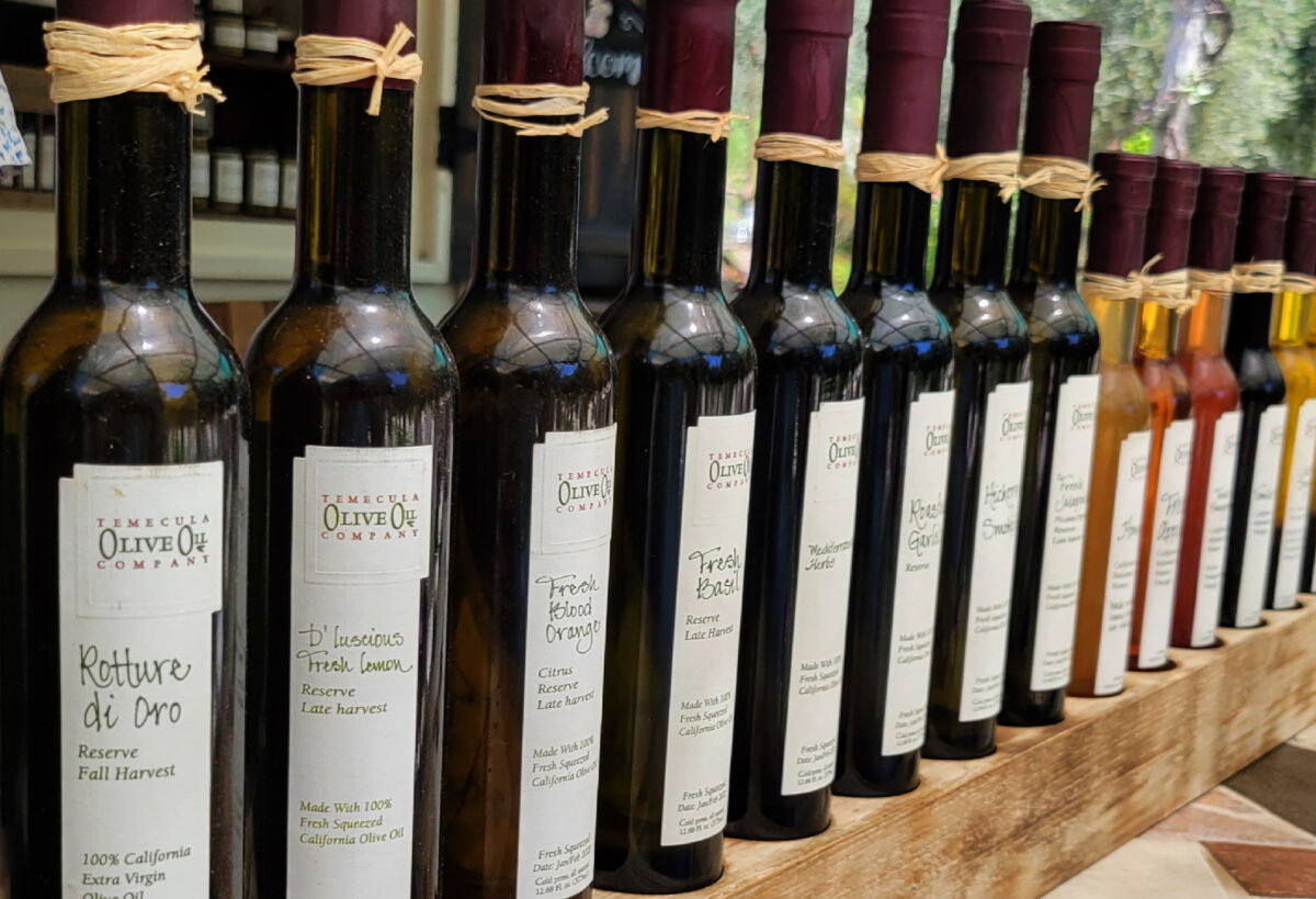 Temecula Olive Oil Co. in Temecula, California, invites visitors to tour its facilities and taste its many varieties of olive oil. (Photo courtesy of Linda Milks.)
