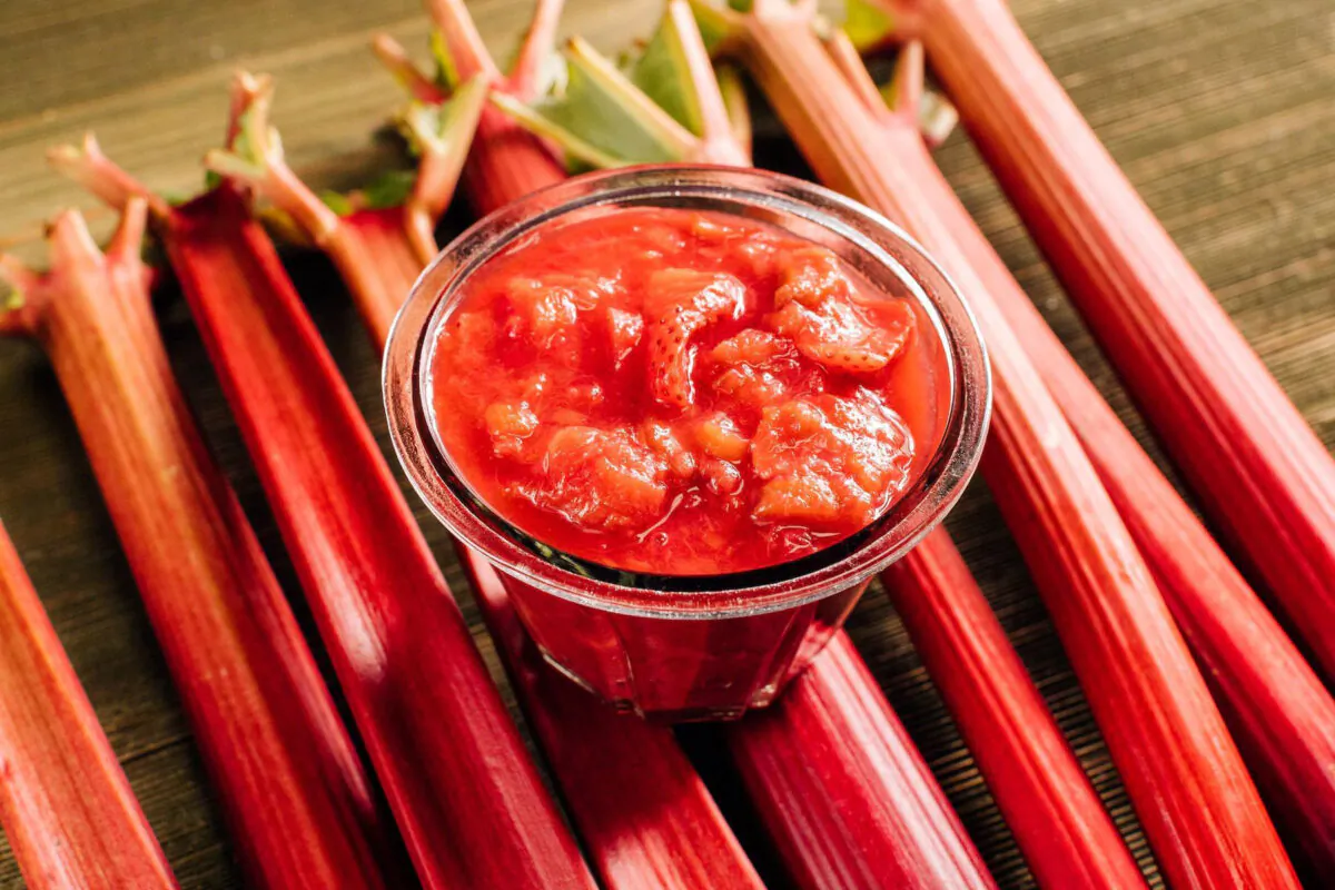 Field-grown rhubarb is at its best from April through June. (Eberly Film Labs / The Daily Meal; Shannon Kinsella/food styling)