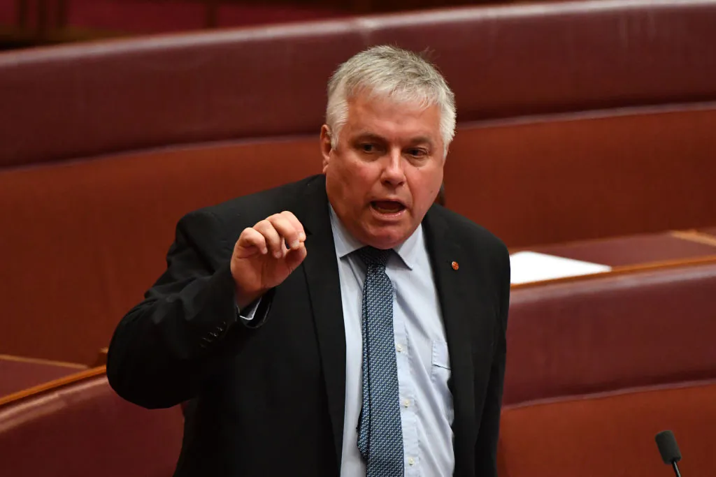 Senator Rex Patrick during Senate Business at Parliament House in Canberra, Australia on June 23, 2021. (Photo by Sam Mooy/Getty Images)