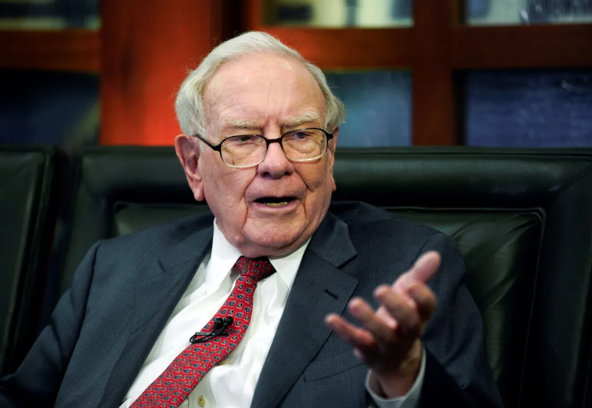 Berkshire Hathaway Chairman and CEO Warren Buffett speaks during an interview in Omaha, Neb. on May 7, 2018. (Nati Harnik/AP Photo)