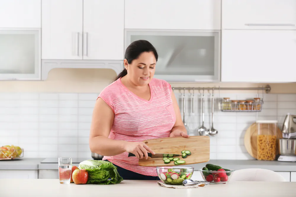 Individuals can reduce their exposure by avoiding pre-packaged or processed foods, which often come in containers made with obesogens like PFAS or other plastic additives.  (ShutterStock)