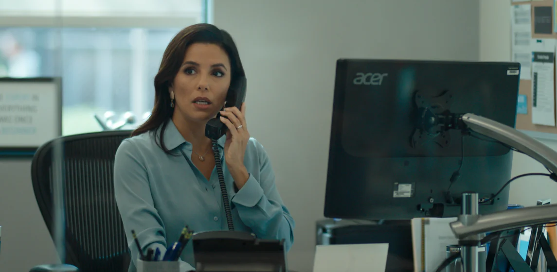 Eva Longoria as Jeanine in "Unplugging." (Vertical Entertainment)