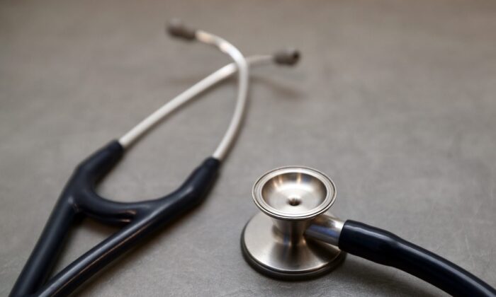 A stethoscope is pictured in a doctors office in London in this file photo. (Carl Court/Getty Images)