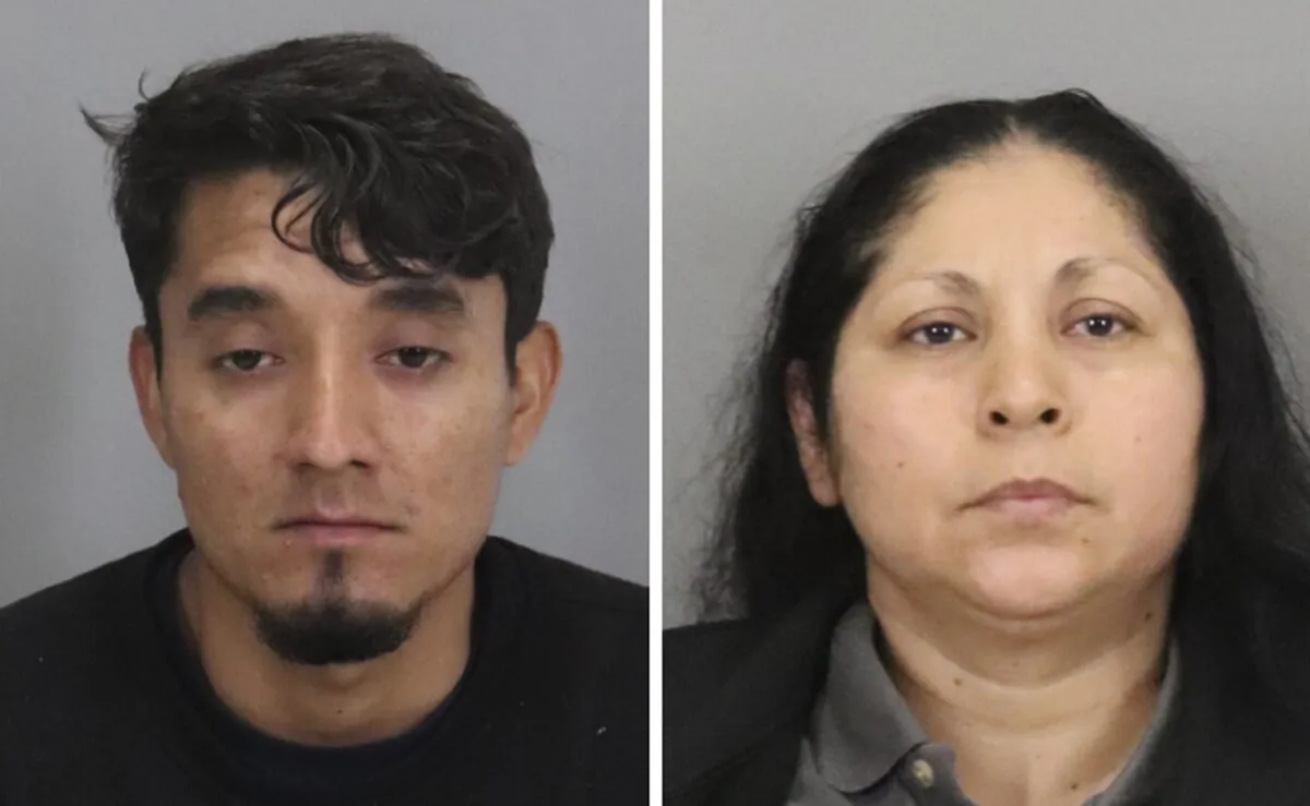 Jose Roman Portillo (L) and Yesenia Guadalupe Ramirez in a photo released on April 27, 2022. (San Jose Police Department via AP)