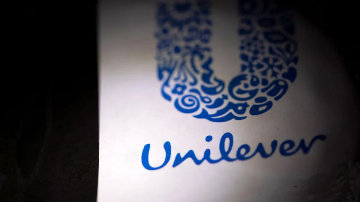 Unilever logo taken on Jan. 17, 2022. (Dado Ruvic/Reuters)