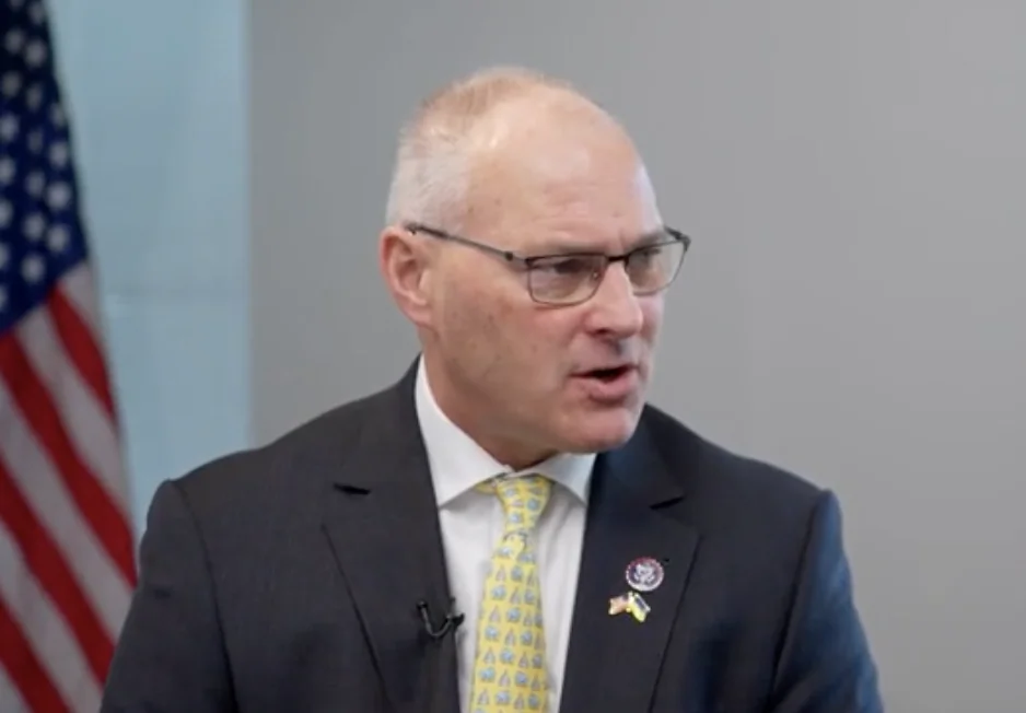 Rep. Pete Stauber (R-Minn.) in an interview on NTD's Capitol Report on April 28, 2022. (NTD/Screenshot via The Epoch Times)