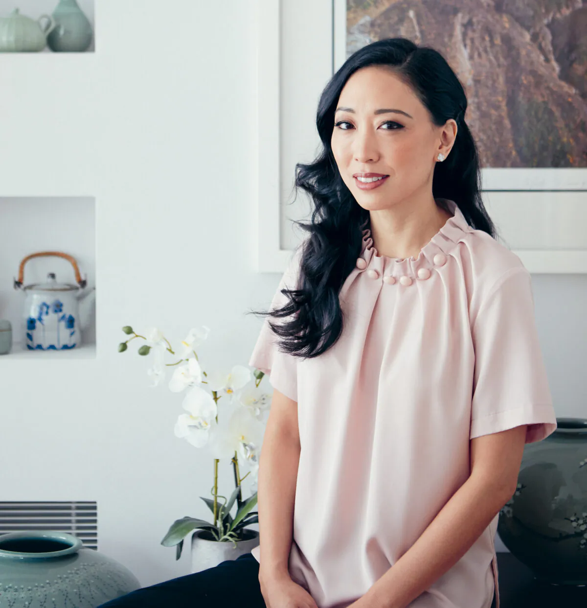 Judy Joo—chef, restaurateur, TV personality, and cookbook author—is best known for making Korean cuisine familiar and accessible to Westerners. (Courtesy of Judy Joo)