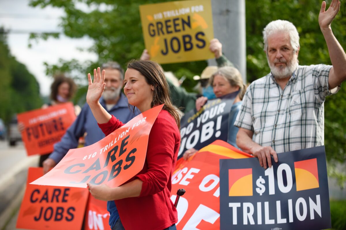 Sierra Club demonstrators