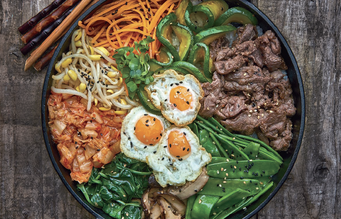 Bibimbap exemplifies Korean cuisine's emphasis on balance. (Courtesy of Judy Joo)