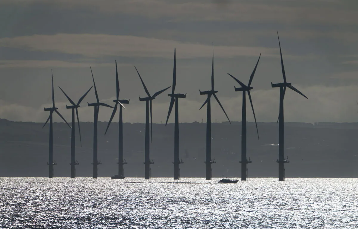 Boris Johnson said the strategy, including new nuclear and offshore wind plans, would reduce the UK’s dependence on foreign sources of energy. (Owen Humphreys/PA)