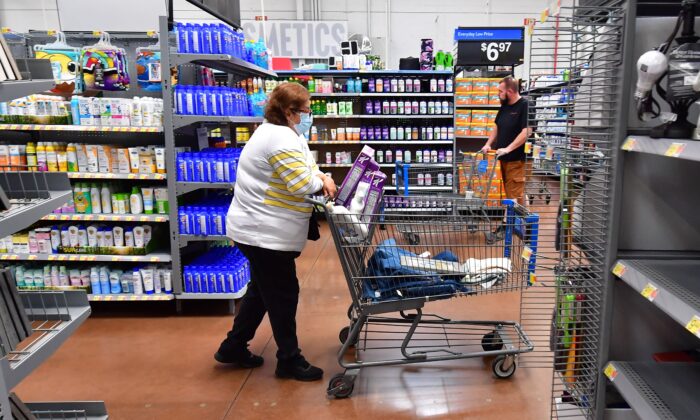 Shopping in Rosemead, Calif., on April 21, 2022. (Frederic J. Brown/AFP via Getty Images)