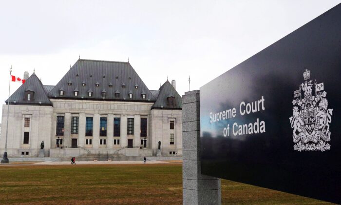 The Supreme Court of Canada in Ottawa, in a file photo. (The Canadian Press/Sean Kilpatrick)