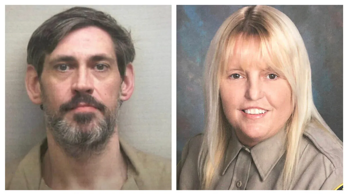 (Left) Casey Cole White. (U.S. Marshals Service via AP); (Right) Lauderdale County Detention Center assistant director Vicki White. (Lauderdale County Sheriff's Office via AP)