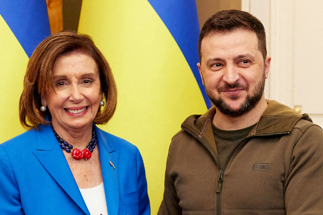 Pelosi, Schiff Make Unannounced Visit to Ukraine: ‘Support Is on the Way’