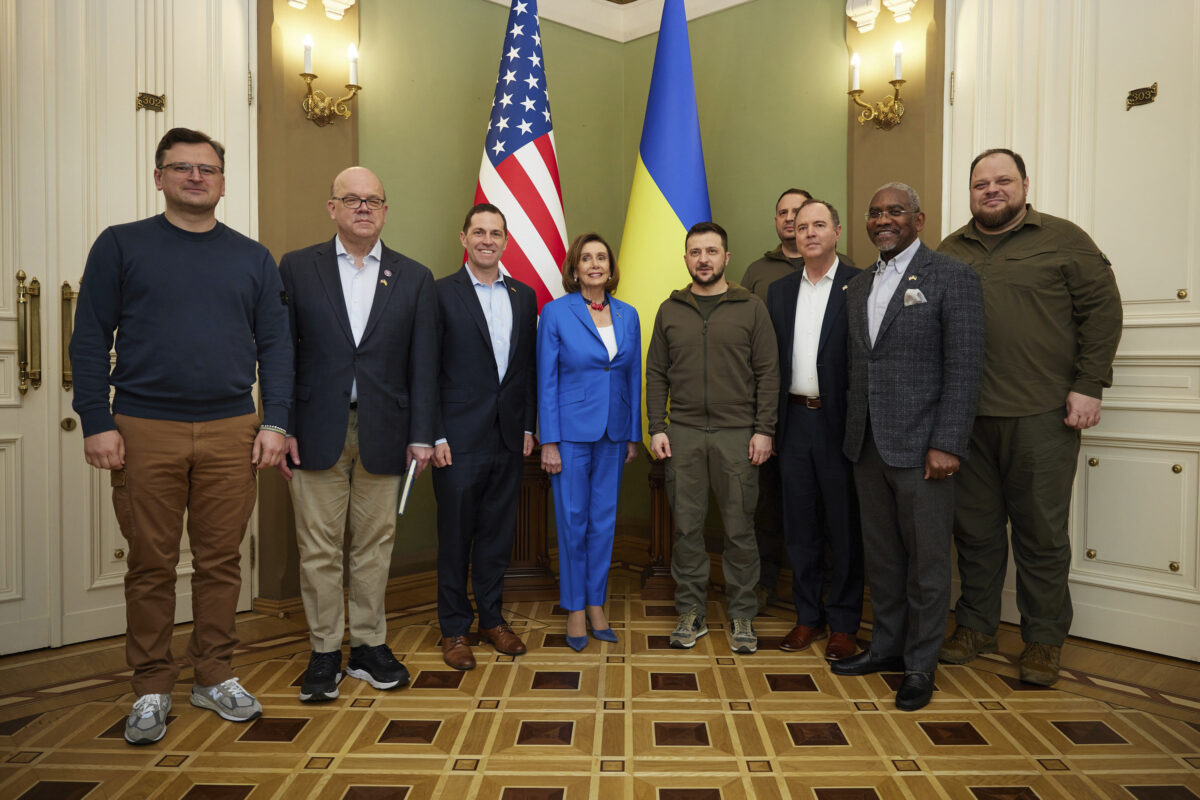 Pelosi visits Kyiv