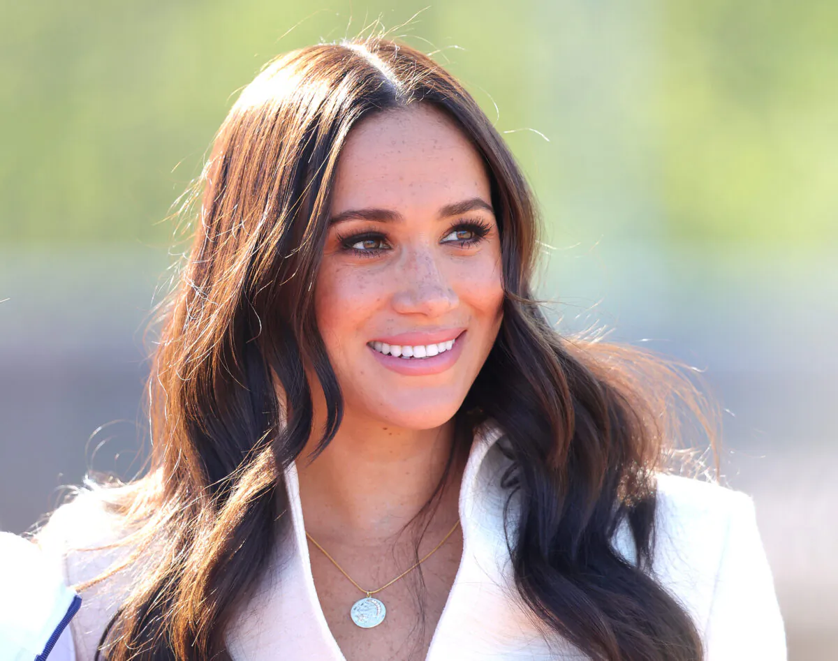 Meghan Markle, Duchess of Sussex, attends the Athletics Competition during day two of the Invictus Games The Hague 2020 at Zuiderpark in The Hague, Netherlands, on April 17, 2022. (Chris Jackson/Getty Images for the Invictus Games Foundation)
