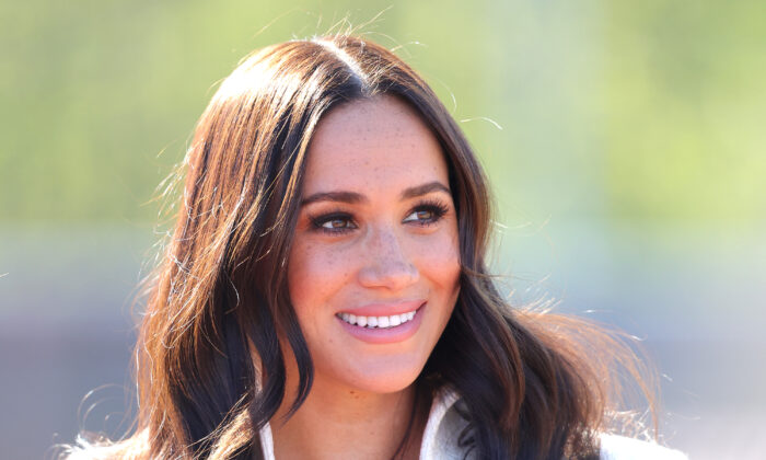 Meghan Markle, Duchess of Sussex, attends the Athletics Competition during day two of the Invictus Games The Hague 2020 at Zuiderpark in The Hague, Netherlands, on April 17, 2022. (Chris Jackson/Getty Images for the Invictus Games Foundation)
