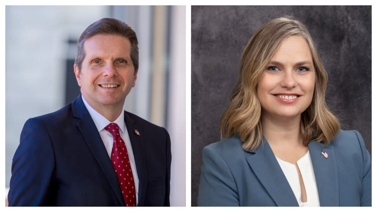 (L) New Jersey Assemblyman Gerry Scharfenberger (R-Monmouth County). (Courtesy of Assemblyman Gerry Scharfenberger), (R) 
New Jersey Assemblywoman Victoria Flynn (R-Monmouth County). (Courtesy of Assemblywoman Victoria Flynn)
