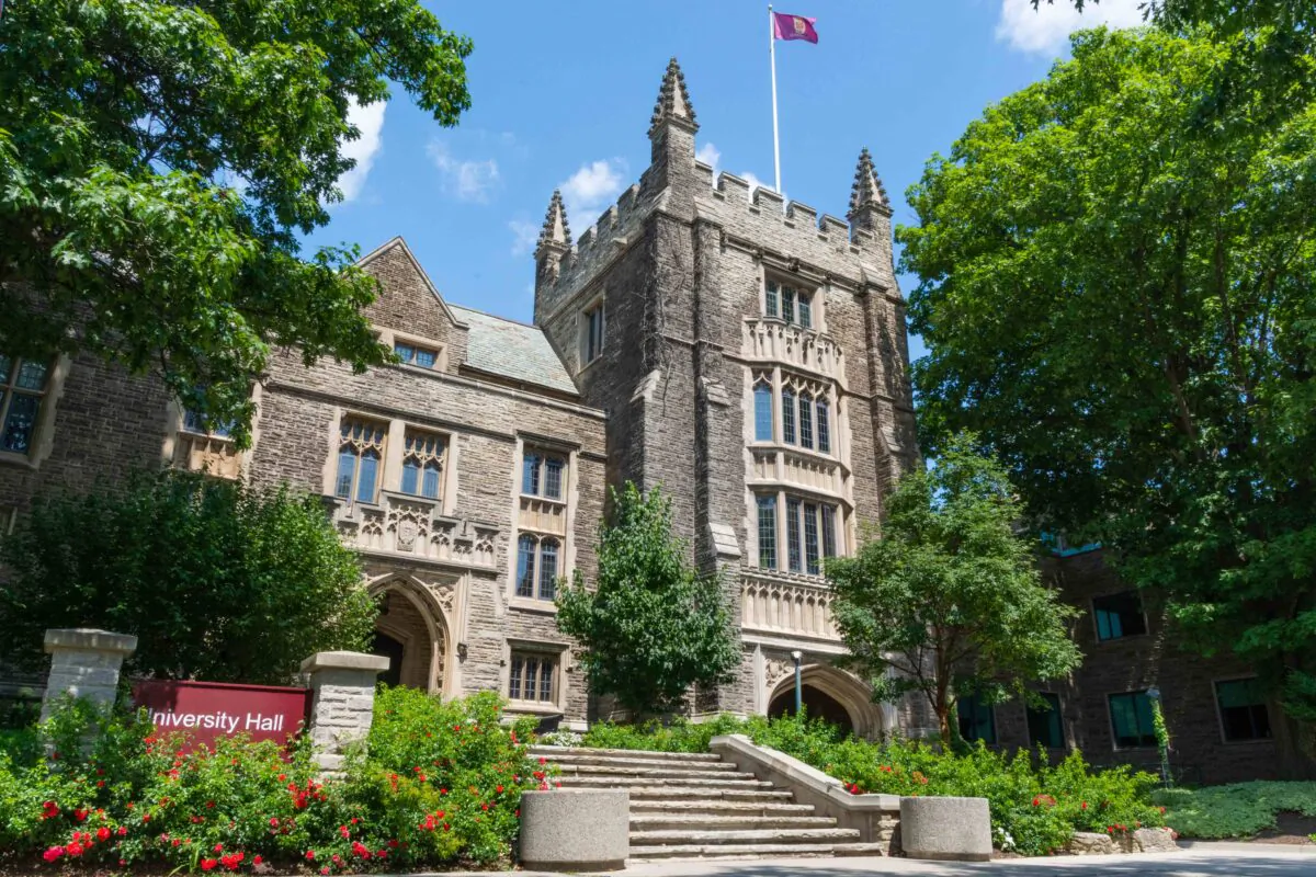 A building at McMaster University in Hamilton, Ont., in a file photo. (Alwin Lee/Shutterstock)