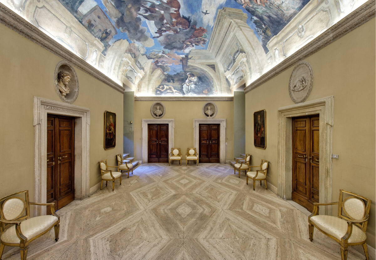 The Aurora room at the Villa Ludovisi Aurora in Rome, Italy. (Courtesy of HSH Princess Rita Boncompagni Ludovisi)