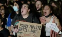 Hundreds Protest Outside Supreme Court After Draft Roe v. Wade Decision Published